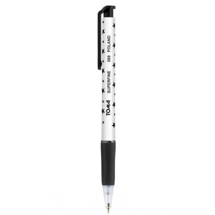 długopis 5 mm toma czarny mr puggy