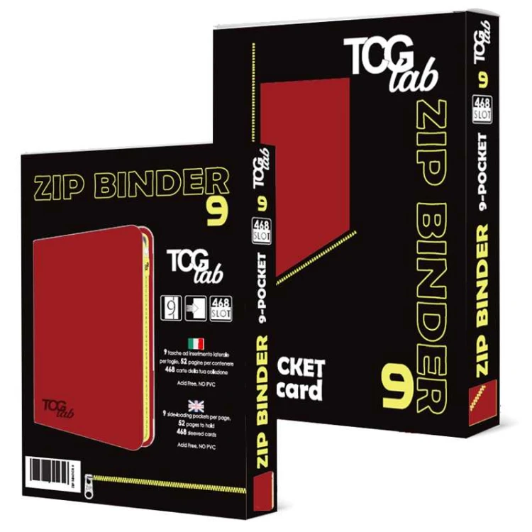 Album na karty TCGLab 9-pocket binder na zamek czerwony (468 kart).jpeg