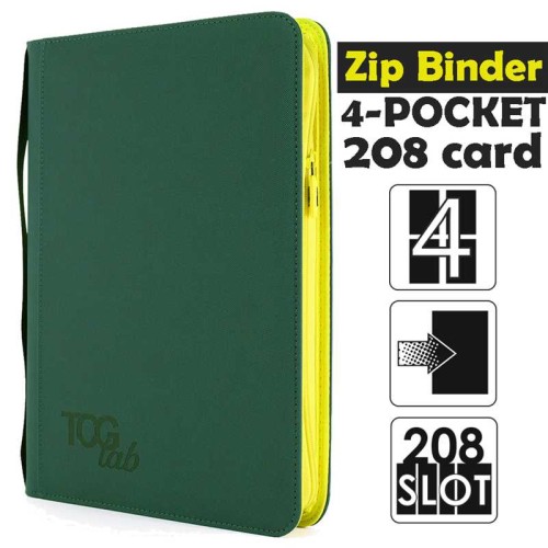 Album na karty TCGLab 4-pocket binder zielony leśny (208 kart).jpeg