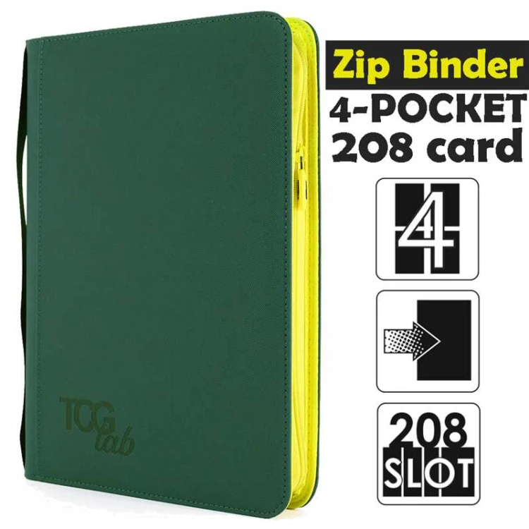 Album na karty TCGLab 4-pocket binder zielony leśny (208 kart).jpeg