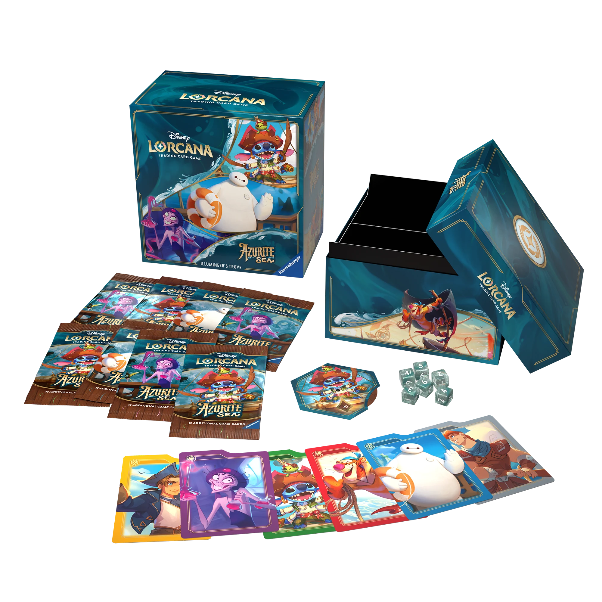 Disney Lorcana Azurite Sea – nowe ilustracje i limitowane karty kolekcjonerskie