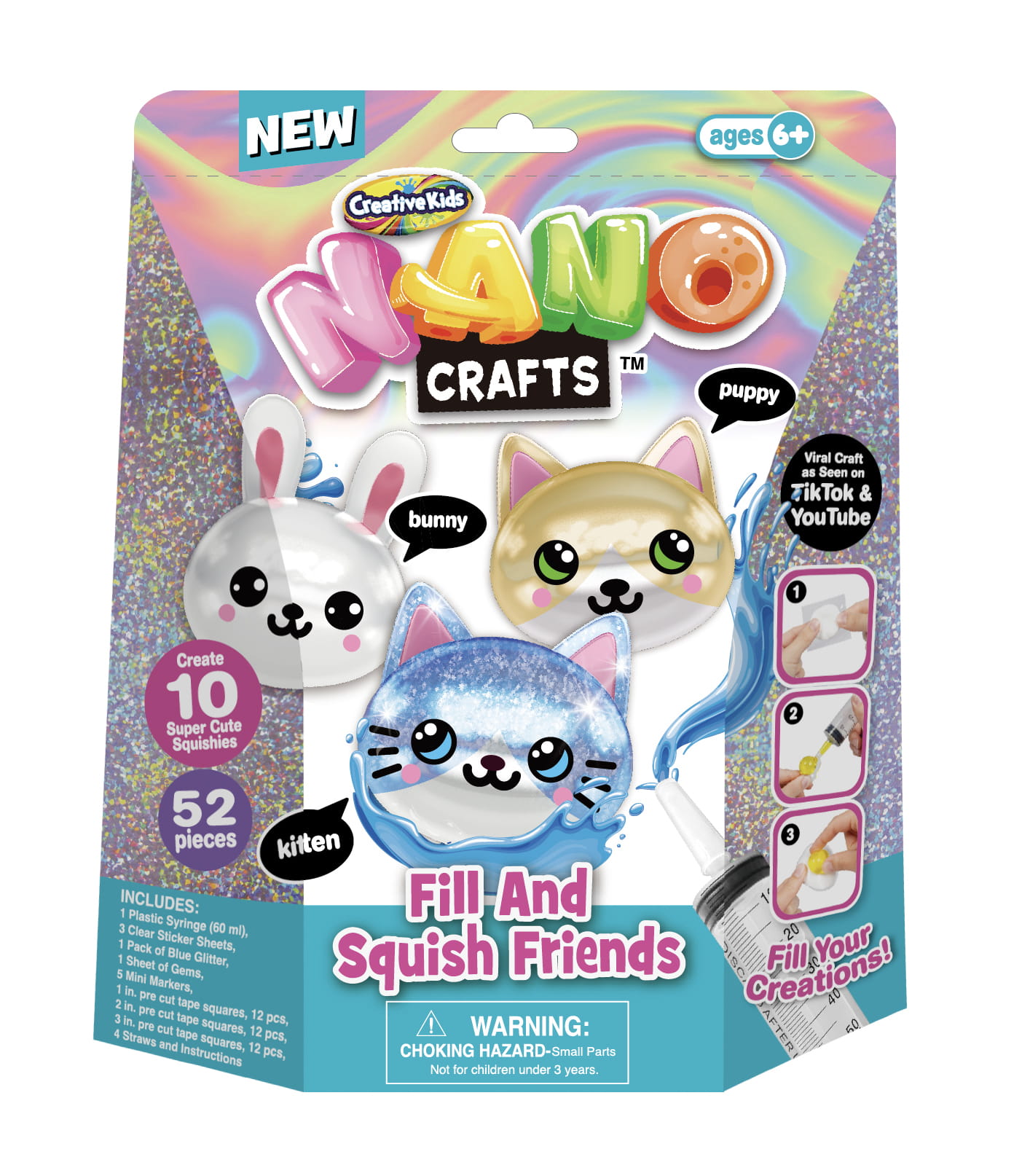 NANO CRAFT Taśma Nano Zwierzątka
