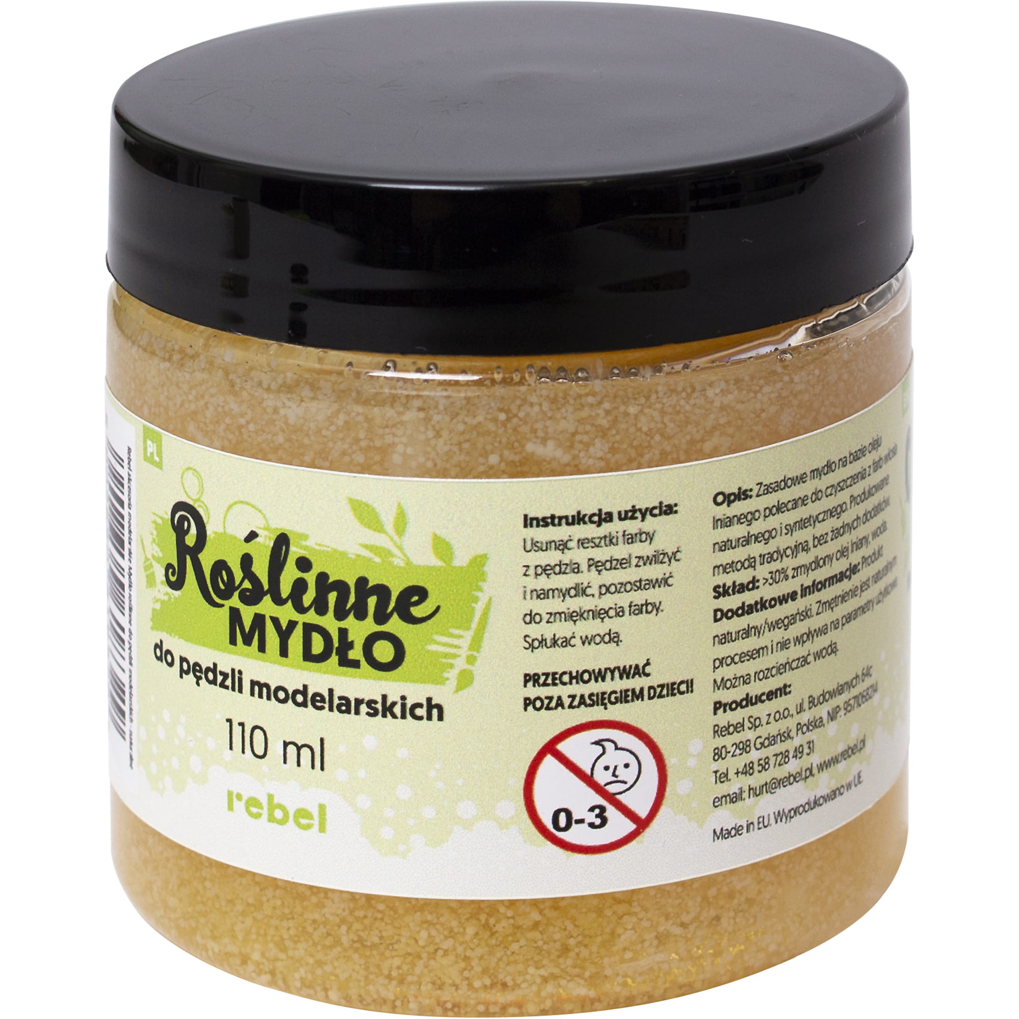Rebel: Mydło do pędzli modelarskich (roślinne)
