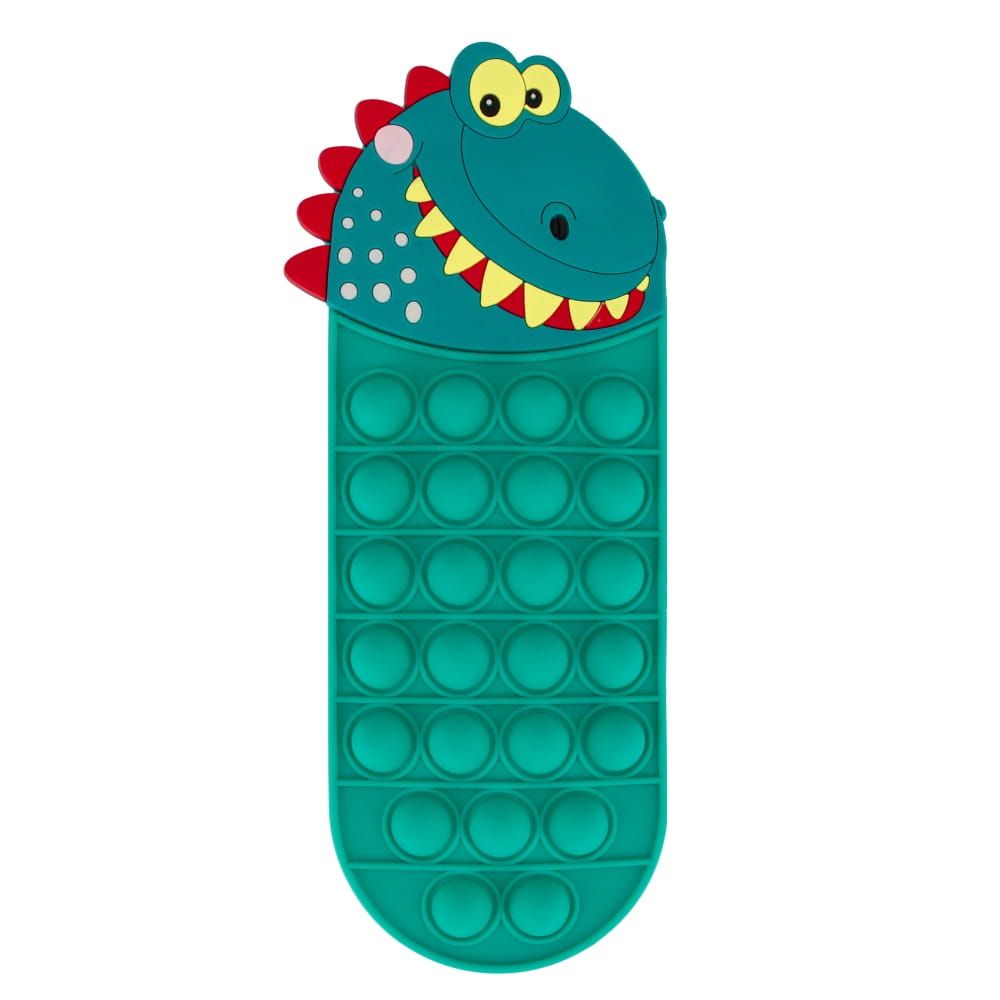 Piórnik silikonowy Pop-It Dino - Starpak