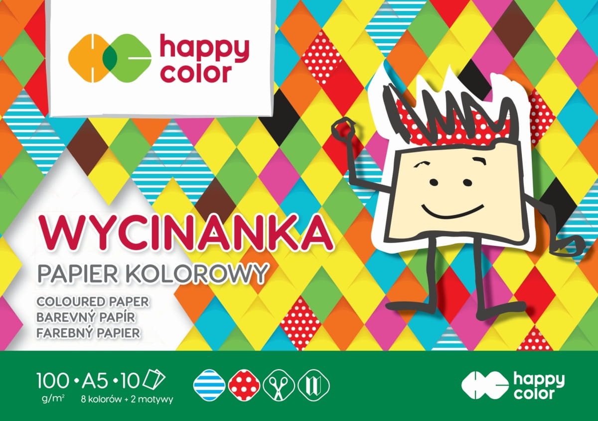 Blok Wycinanka A5/10K 100g - Happy Color