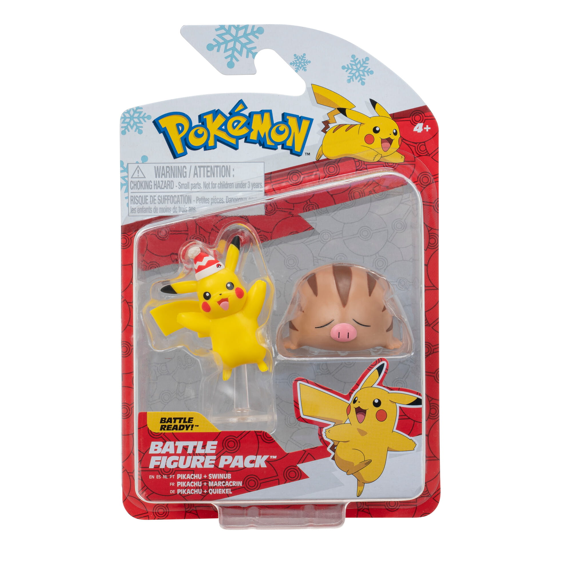 Pokemon Świąteczny Pikachu + Swinub - Jazwaress