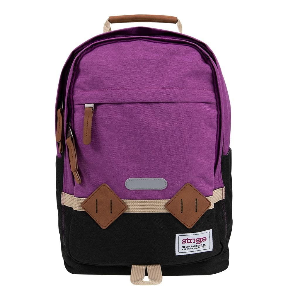 Plecak szkolny Strigo - Leisure Basic fioletowy