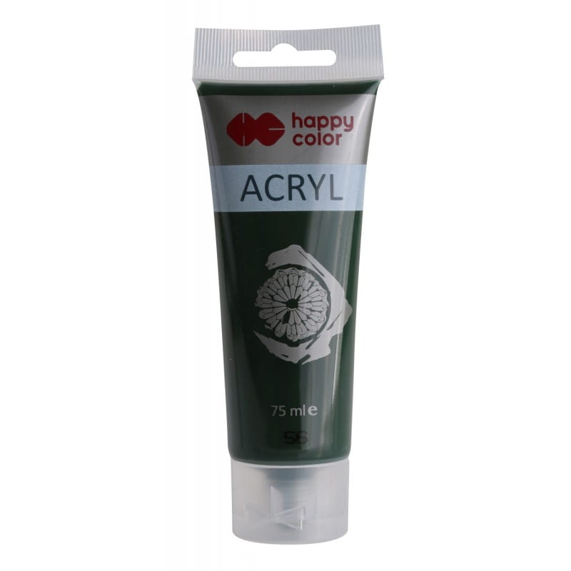Farba akrylowa 75ml ciemna oliwka nr.56 - Happy Color MrPuggy.jpg