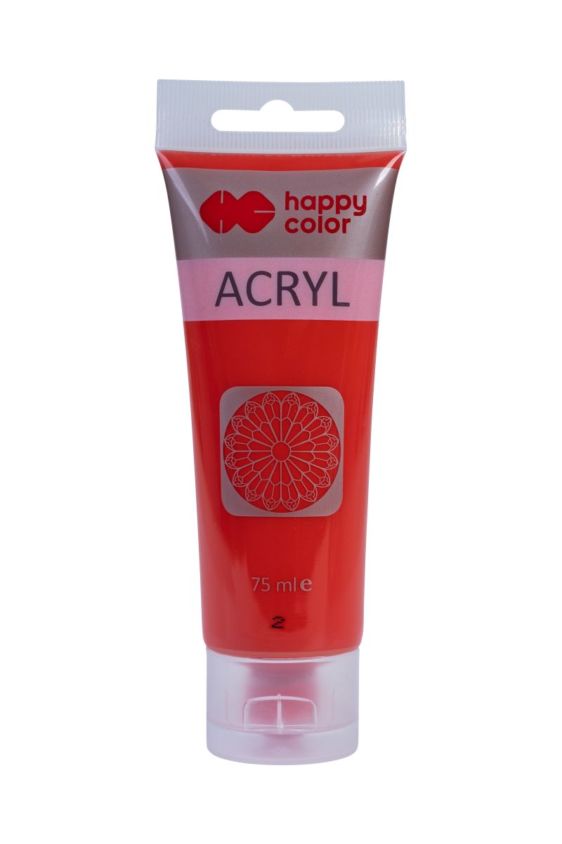 Farba akrylowa 75ml czerwony nr.2 - Happy Color MrPuggy.jpg