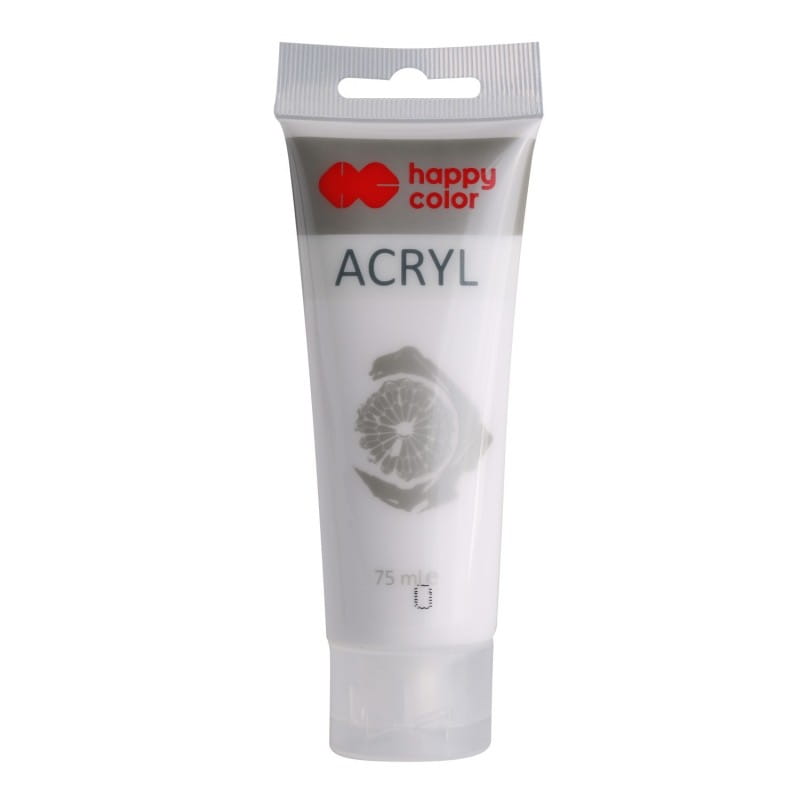 Farba akrylowa 75ml biała nr.0 - Happy Color MrPuggy.jpg