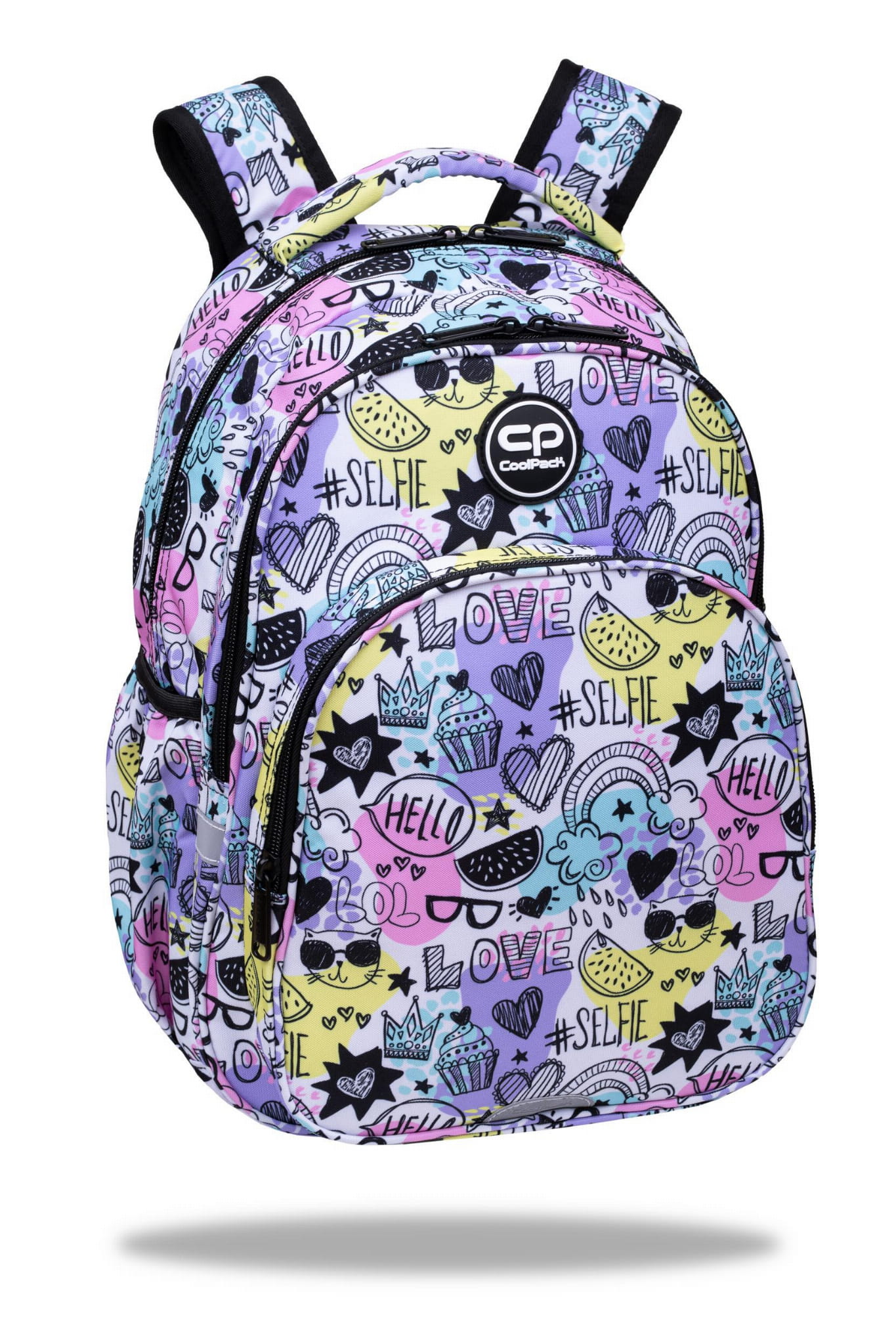 Plecak szkolny Base Plus Mood - Coolpack MrPuggy.jpg