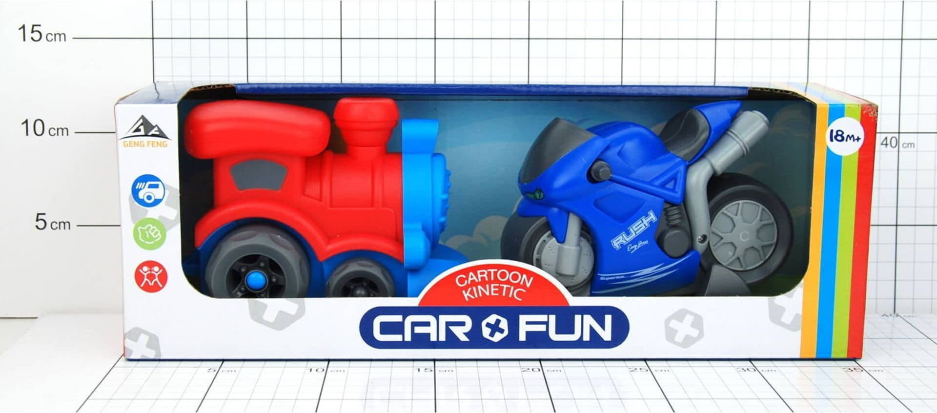 Samochód i motocykl dla malucha - Dromader MrPuggy.jpg