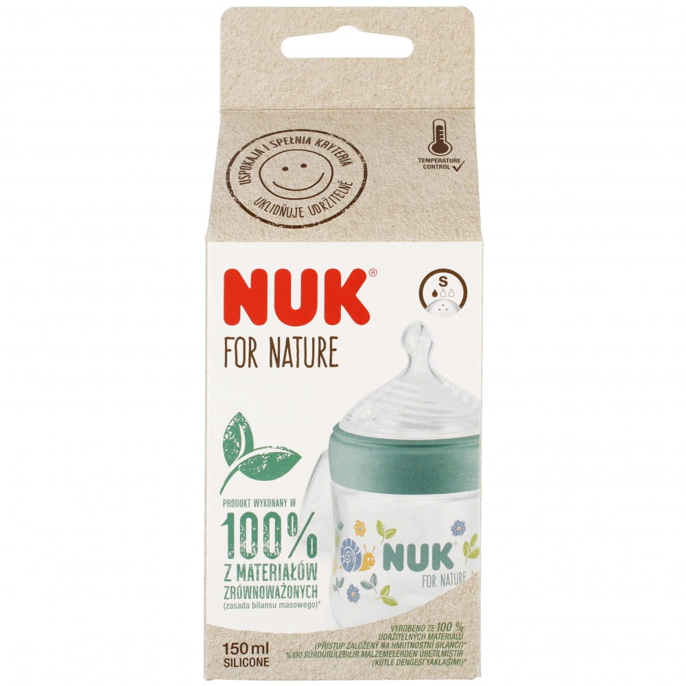 NUK butelka 150ml roz. S For Nature zielona.jpg