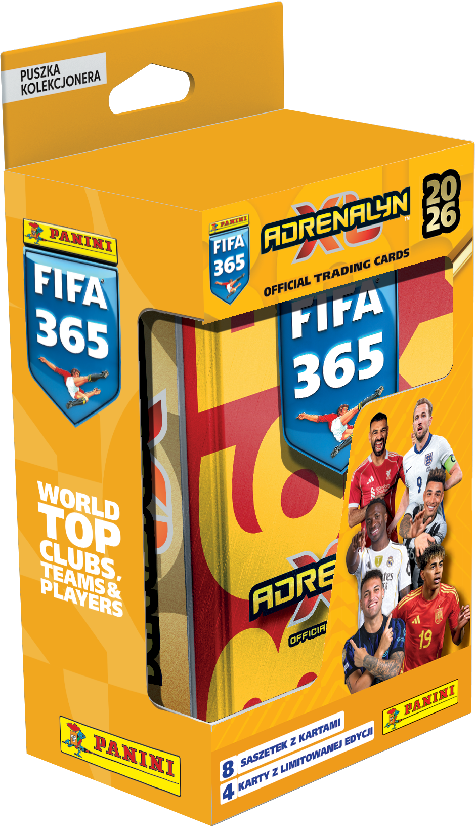 Duża puszka Fifa 365 Adrenalyn XL 2026 Puggy.jpg