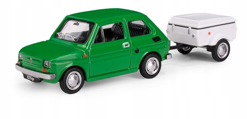 Fiat 126p + przyczepa Niewiadów Krótka zielony mr puggy2.jpg