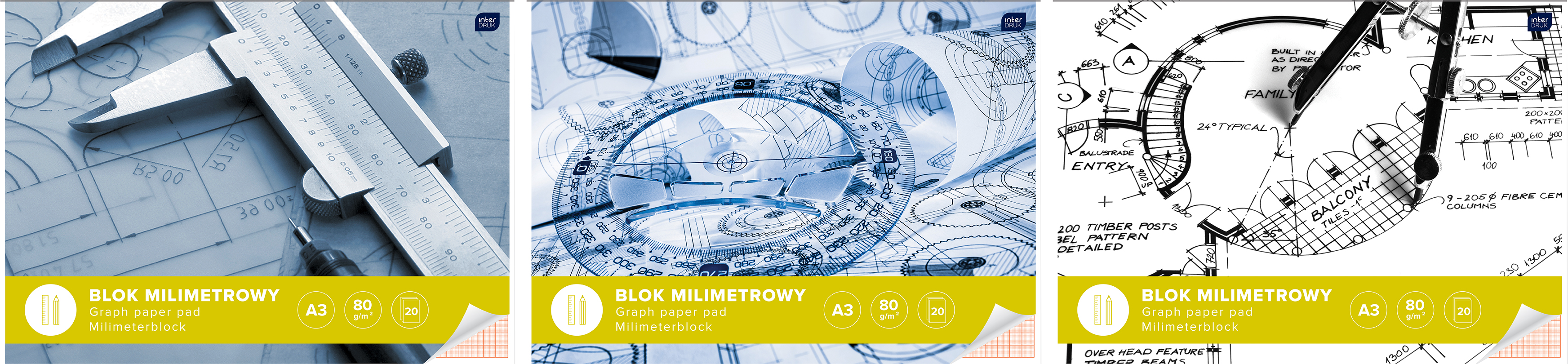 blok milimetrowy a3 mr puggy